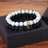 Pulseira Costura Lava & Matte Onyx