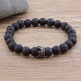 Pulseira Costura Lava & Matte Onyx
